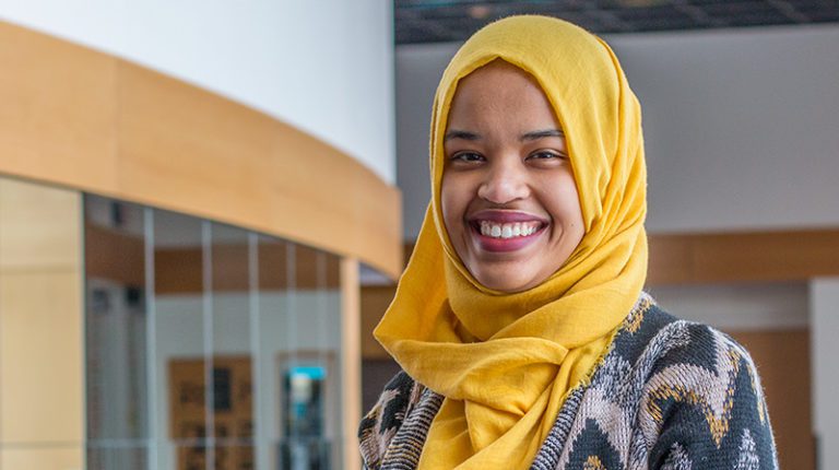 “In Somali culture, being a doctor is held in very high regard. My parents are proud of me. My dad goes around saying, ‘This is my daughter. She’s going to be a pediatrician.’