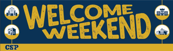 Welcome Weekend Banner
