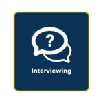 Interviewing button
