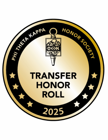 Gold Transfer Honor Roll 2025 badge
